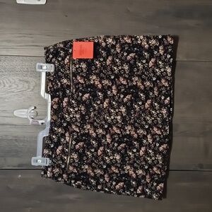 Mossimo Floral Corduroy Skirt